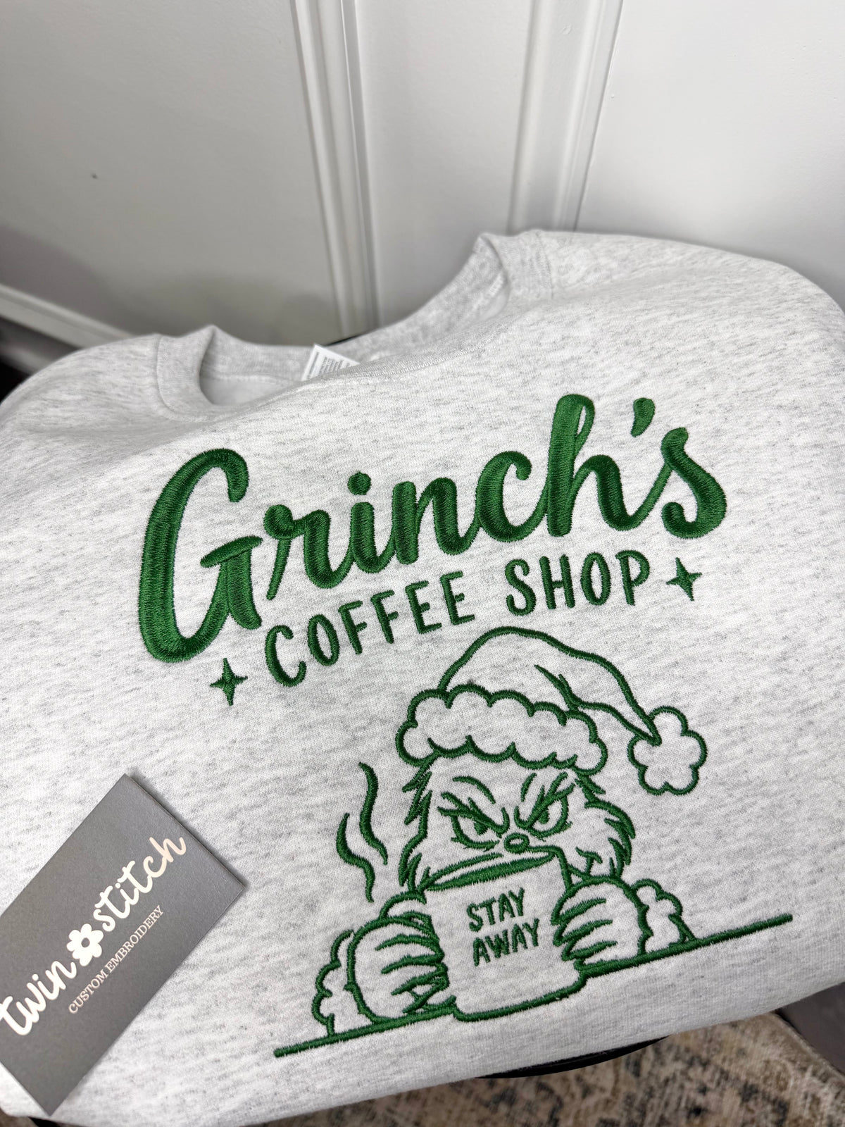 Grinch's Coffee Shop Crewneck