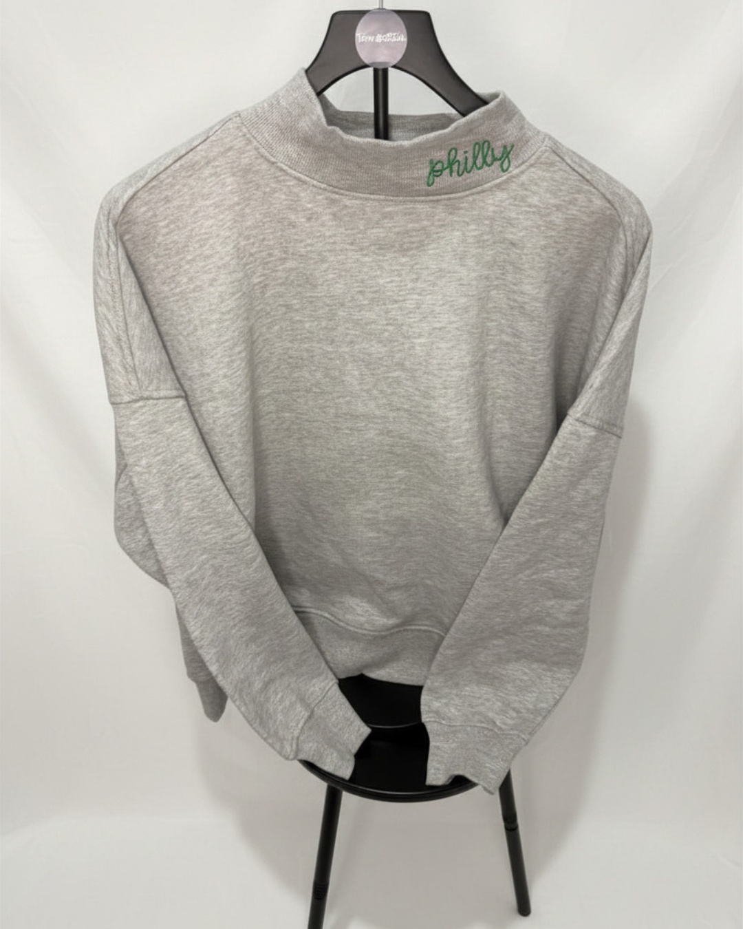 Kelly Green Philly Mockneck