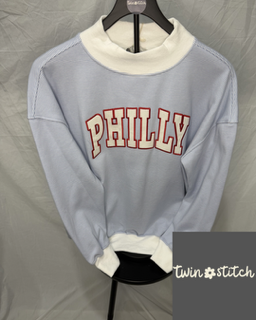 Stripe Philly Mockneck