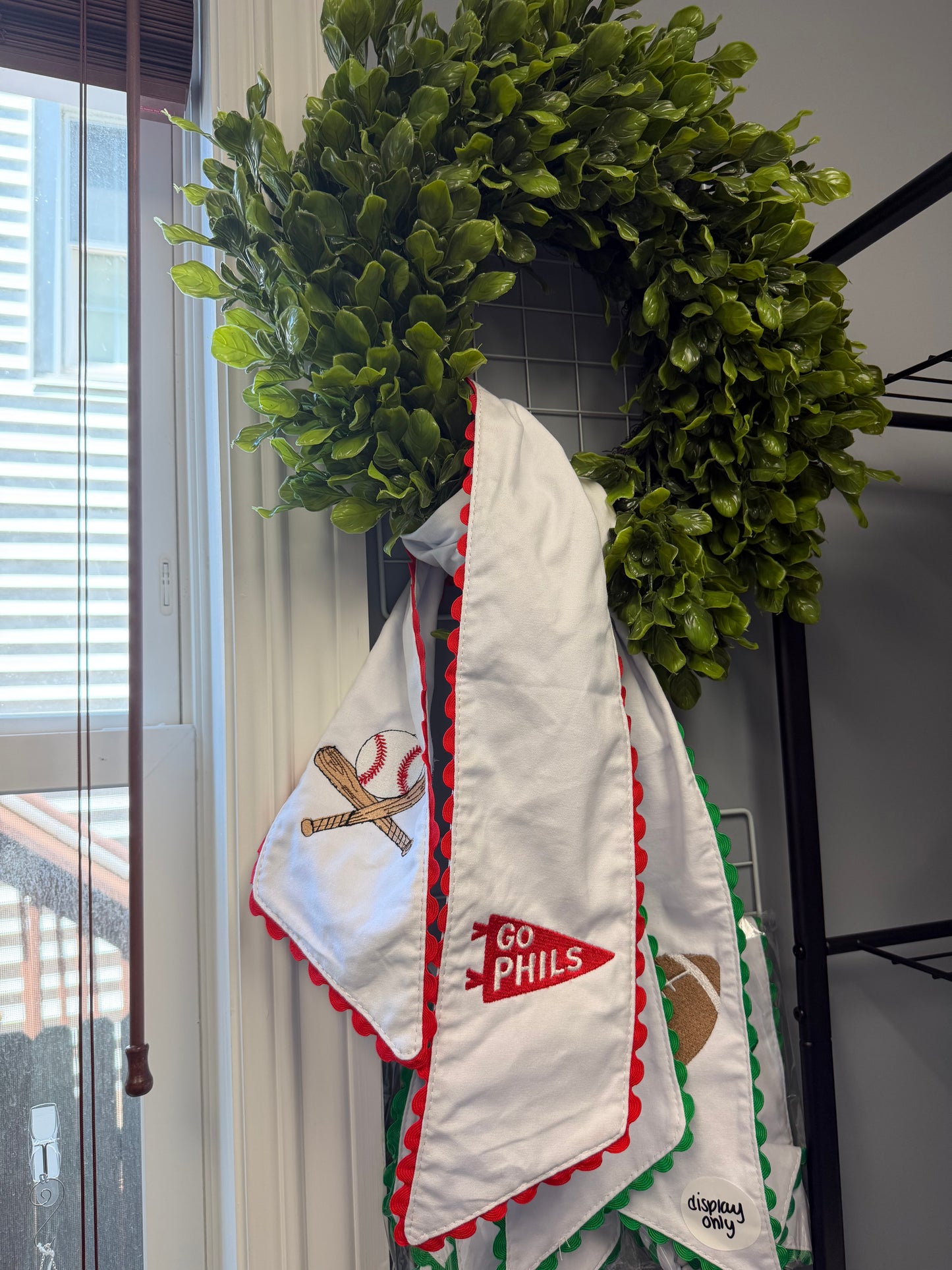 Go Phils Wreath Sash