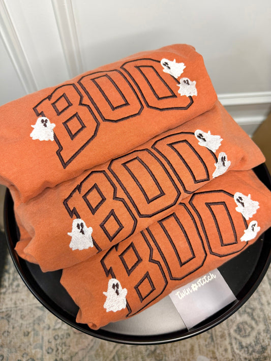 Boo Comfort Colors® T-Shirt | Vintage Halloween Graphic Tee | Cute Fall Shirt
