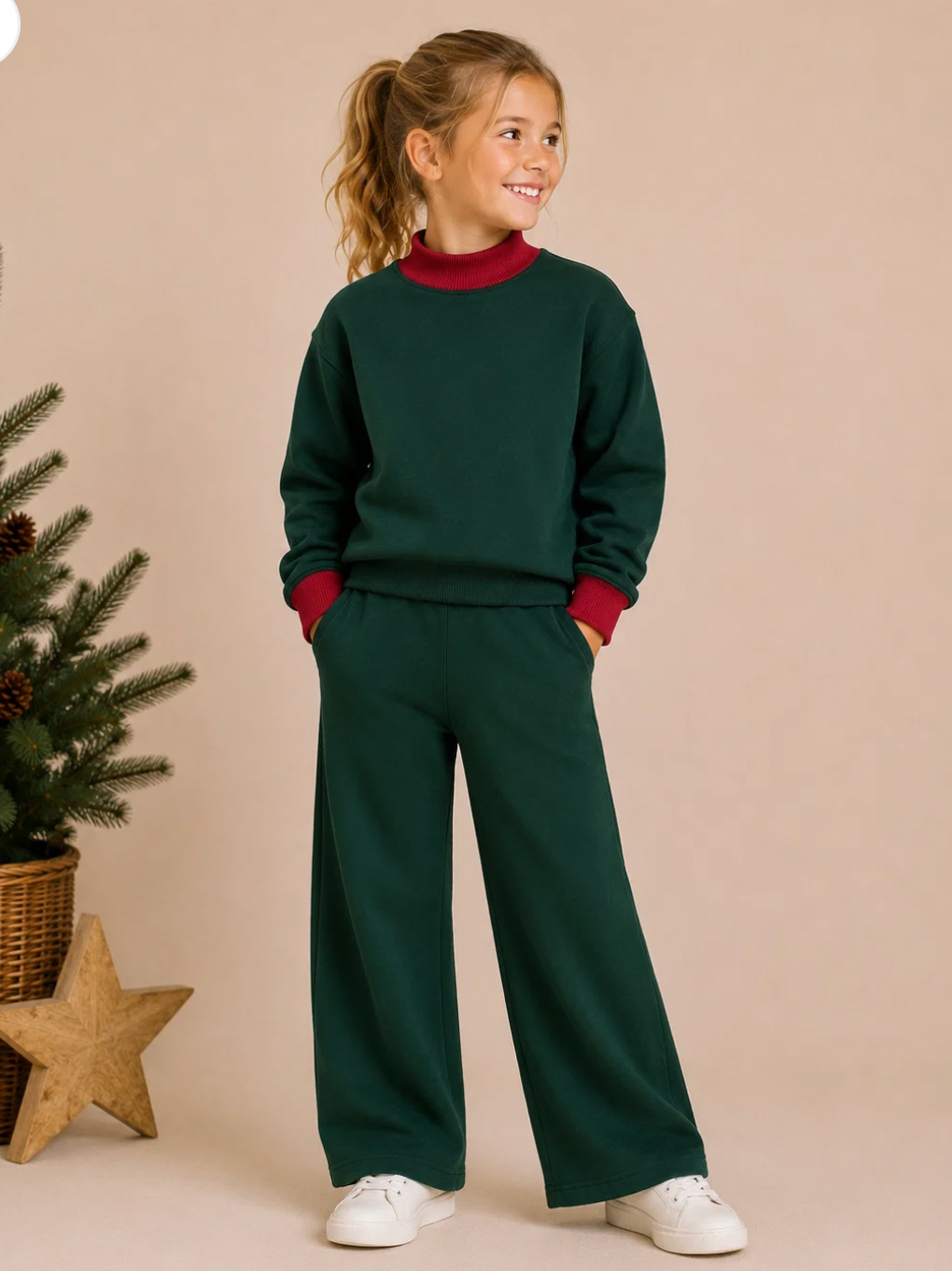 Holiday Girls Mockneck Set-PREORDER