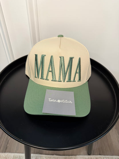 MAMA Letter embroidered Snapback Trucker Hat