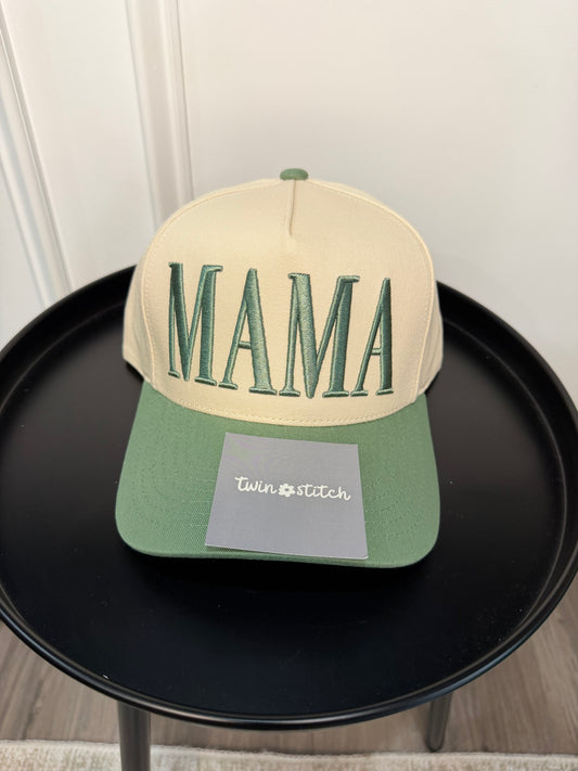 MAMA Letter embroidered Snapback Trucker Hat