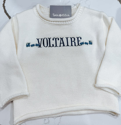 Personalized Rolled Neck Sweater