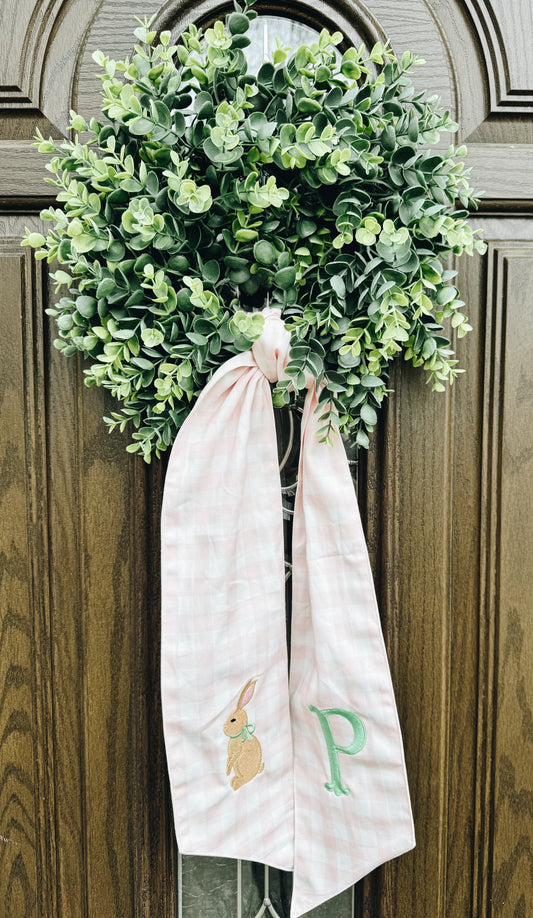 Custom Wreath Sashes | Personalized Embroidery by Twin Stitch