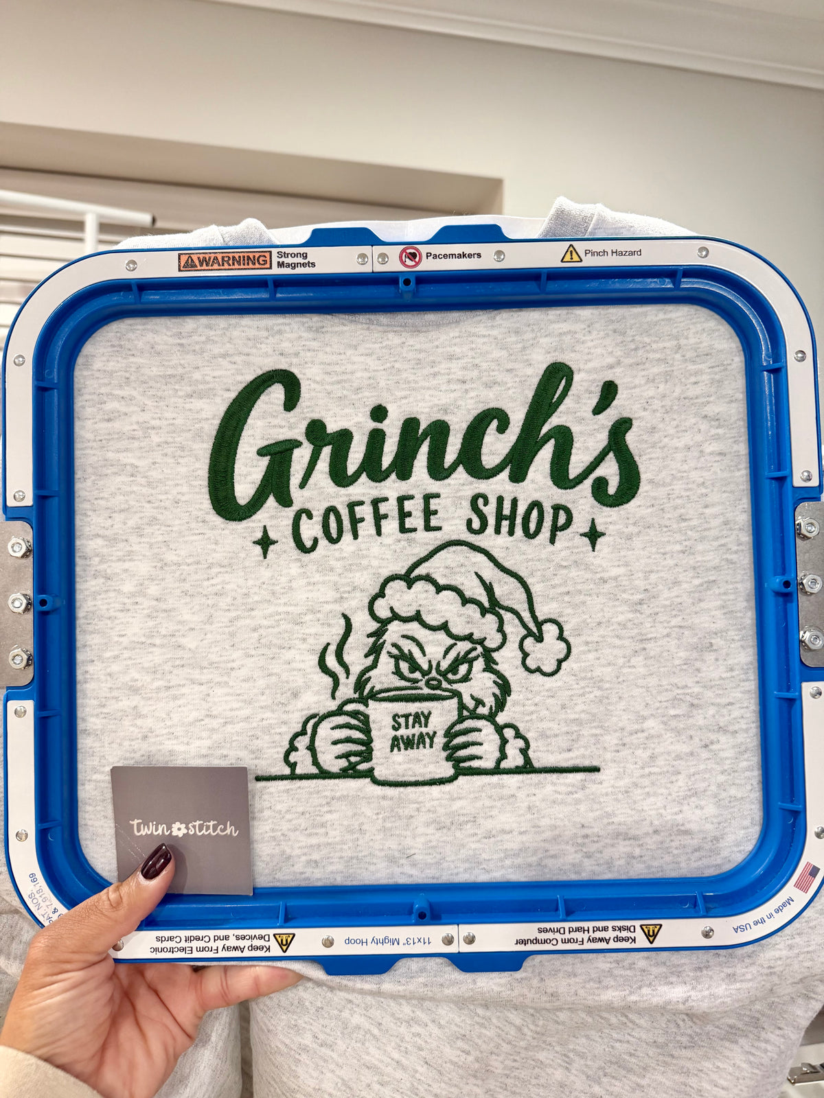 Grinch's Coffee Shop Crewneck