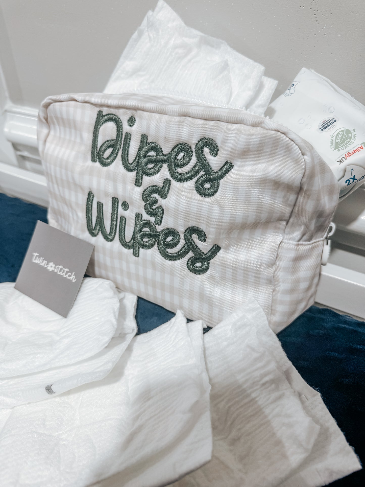"Dipes and Wipes" Everything Pouch