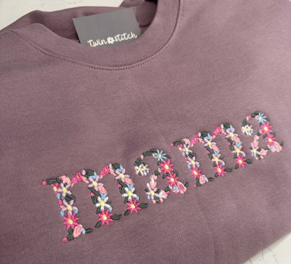 Mama Floral Crewneck
