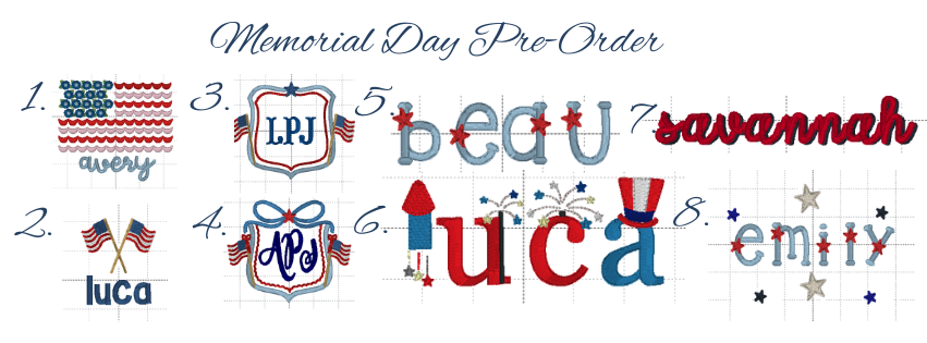Memorial Day Pre-Order - Boys