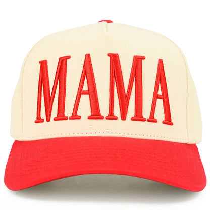 MAMA Letter embroidered Snapback Trucker Hat